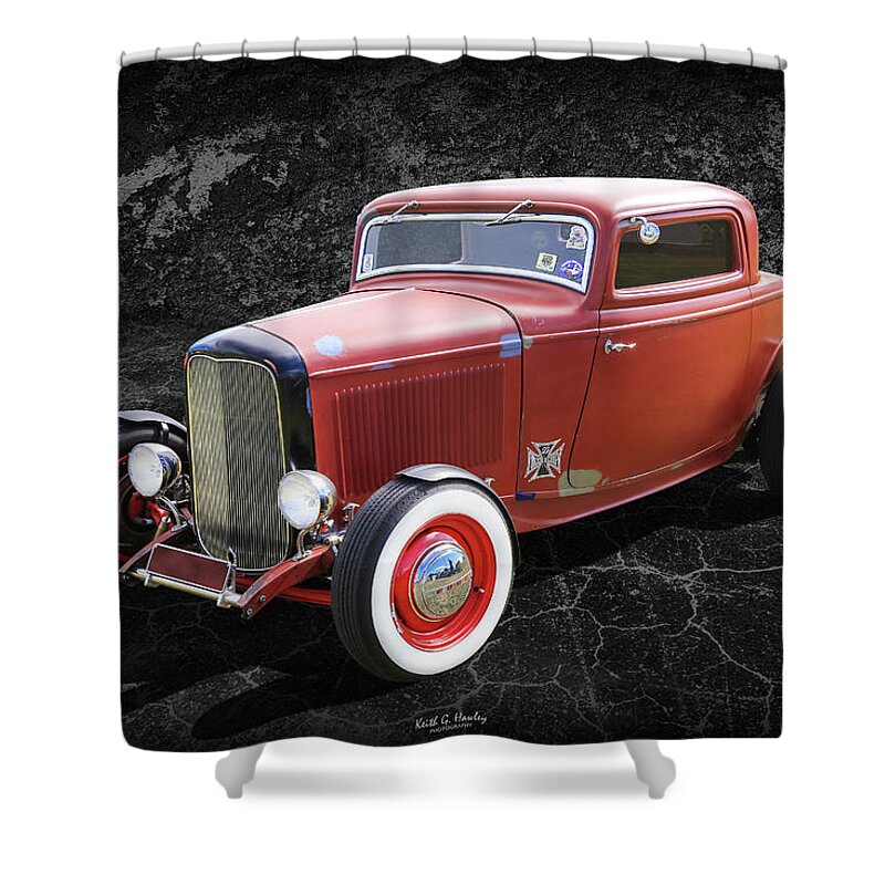 Car Shower Curtain featuring the photograph 3 Window 32 #1 by Keith Hawley
