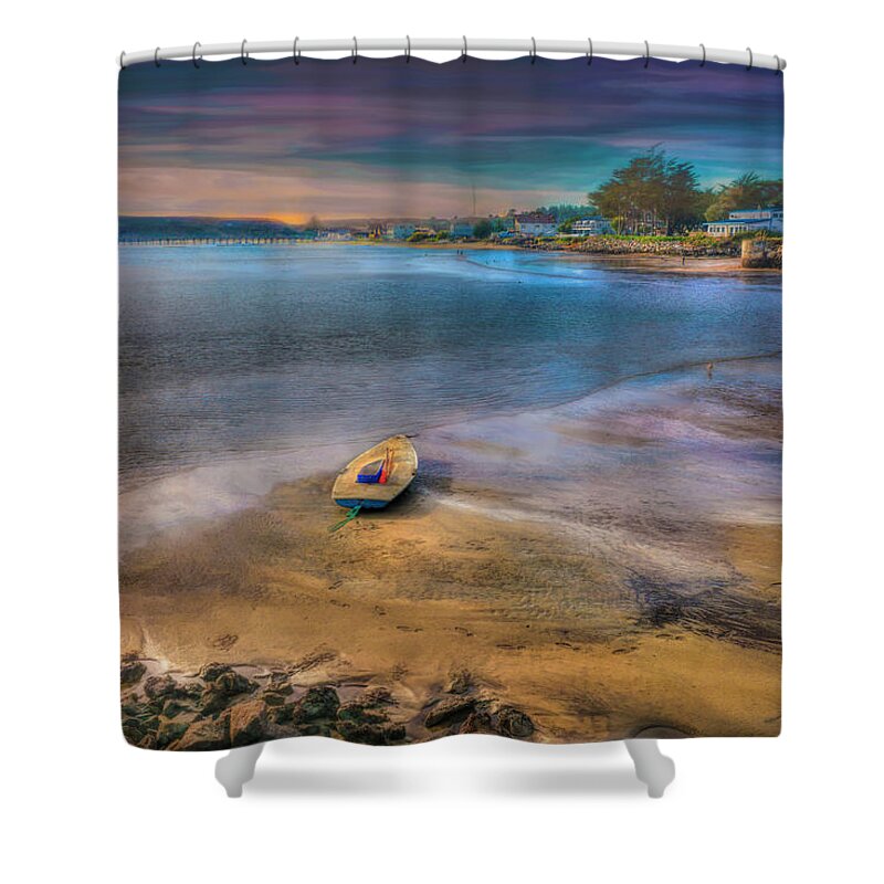 Half Moon Bay Shower Curtain featuring the photograph Abandoned #1 by Patricia Dennis
