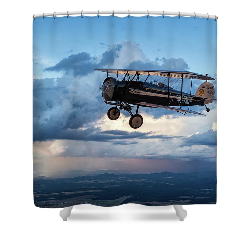 A2a Shower Curtain featuring the photograph Above It All #2 by Jay Beckman