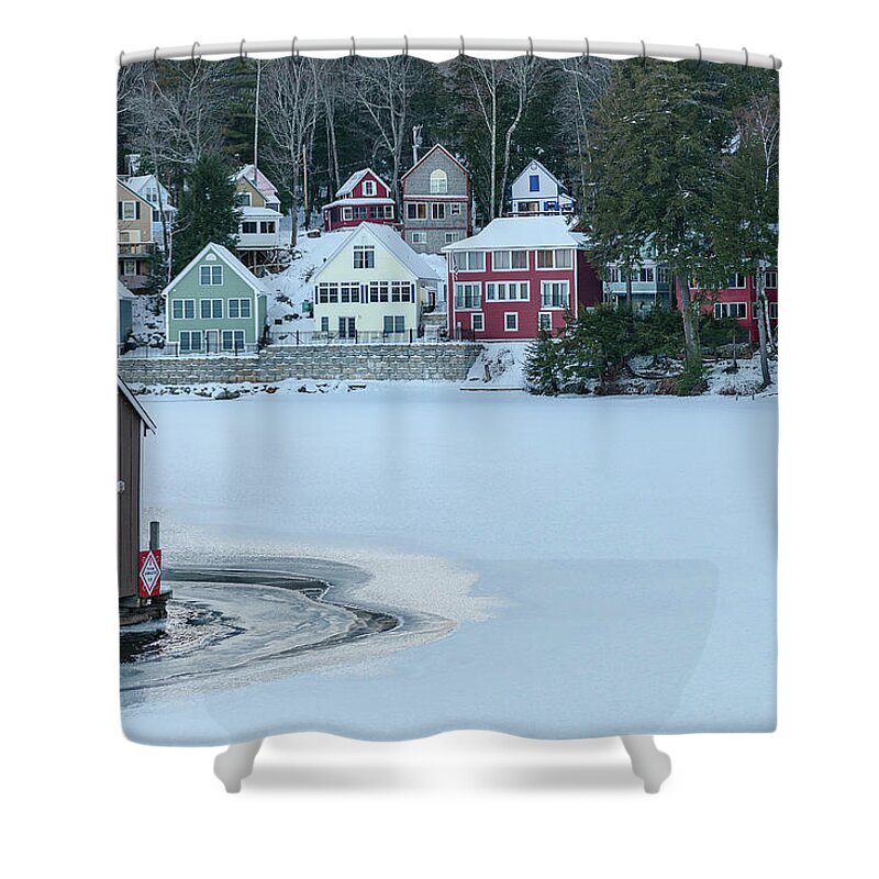 Alton Bay Shower Curtain featuring the photograph Alton Bay, NH #2 by Bob Doucette