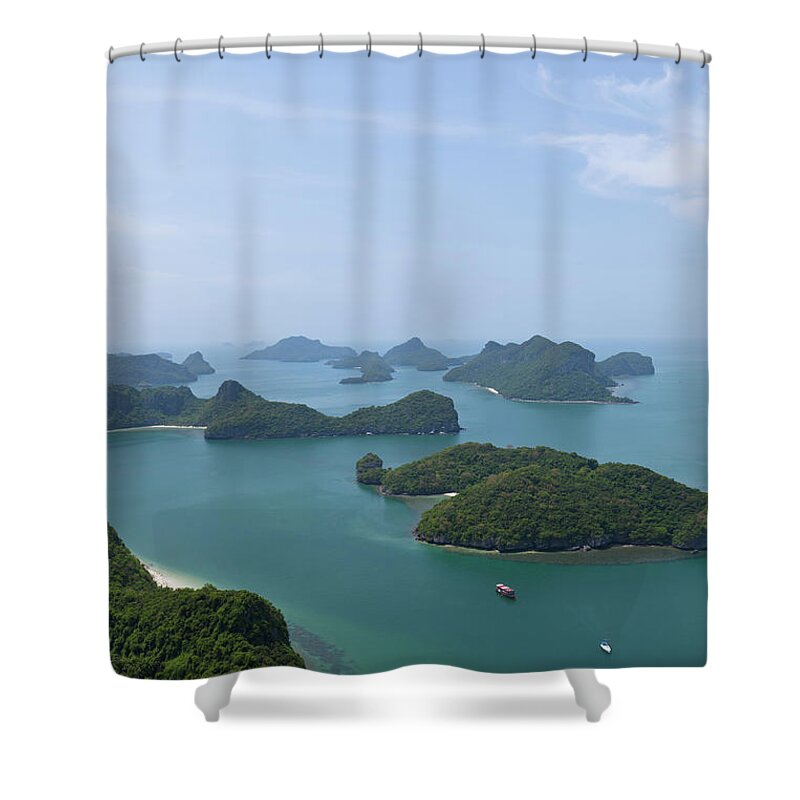 Archipelago Shower Curtain featuring the photograph Ang Thong Marine Park #1 by 35007