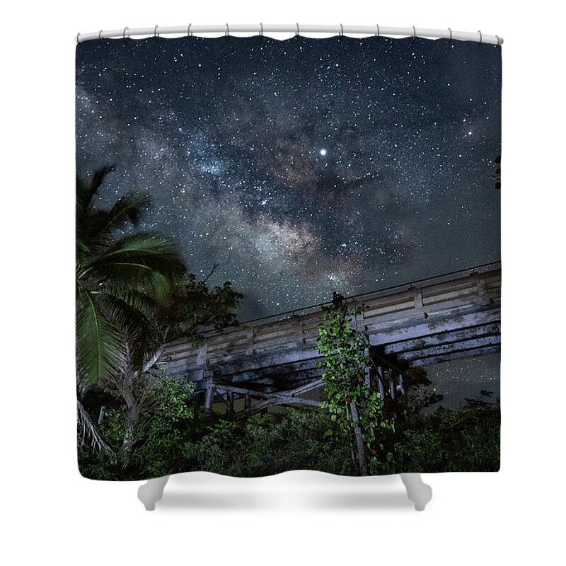 Milky Shower Curtain featuring the photograph Bahia Honda Milky Way #3 by David Hart