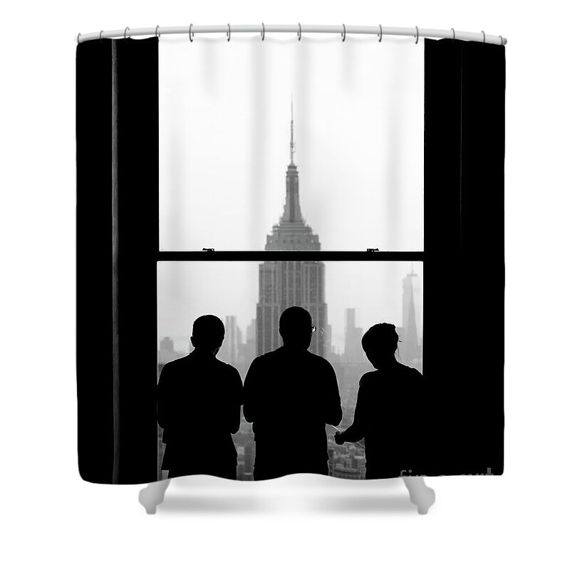 New York City Shower Curtain featuring the photograph Careful Observation #1 by RicharD Murphy