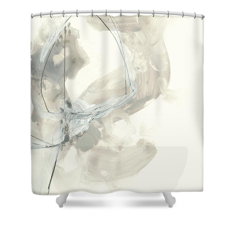 Abstract Shower Curtain featuring the painting Divination I #1 by June Erica Vess