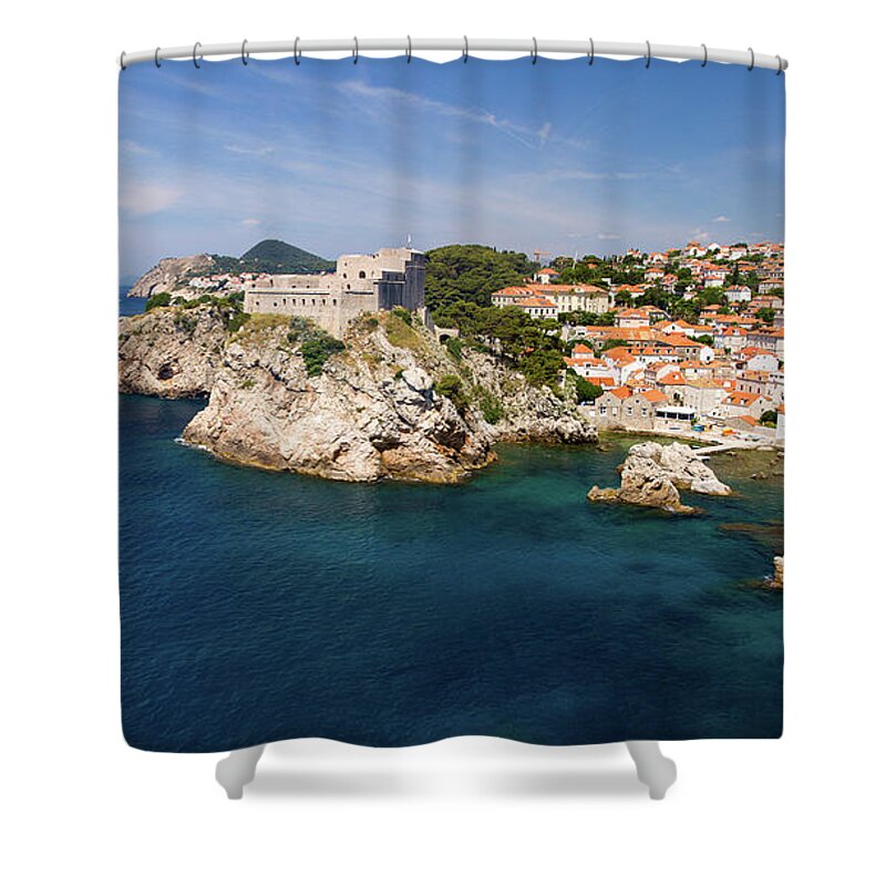 Tranquility Shower Curtain featuring the photograph Dubrovnik, Croatia #1 by Hak Liang Goh