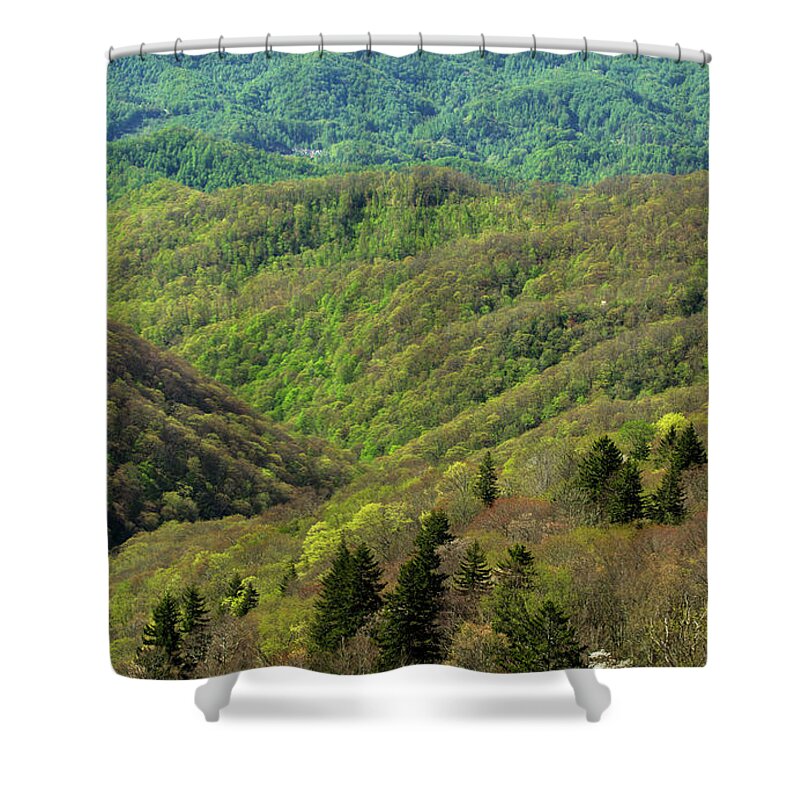 Scenics Shower Curtain featuring the photograph Early Spring, North Carolina #1 by Jerry Whaley