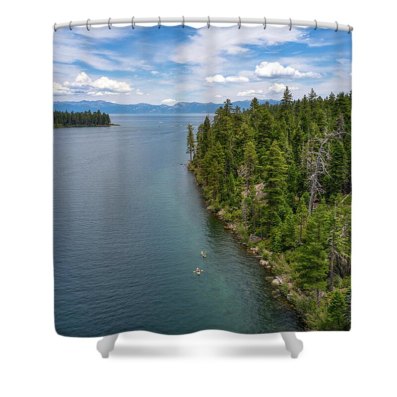 Lake Tahoe Shower Curtain featuring the photograph Emerald Bay Lake Tahoe #1 by Anthony Giammarino