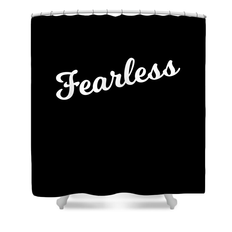 Cool Shower Curtain featuring the digital art Fearless #1 by Flippin Sweet Gear