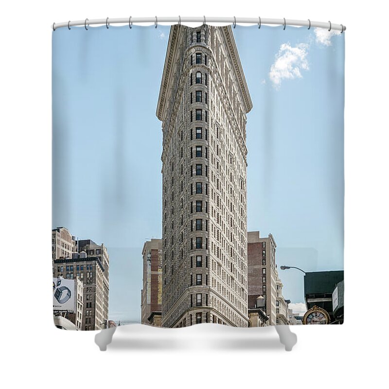 Flatiron Shower Curtain featuring the photograph Flatiron building , Manhattan, New York, USA #1 by Matteo Colombo