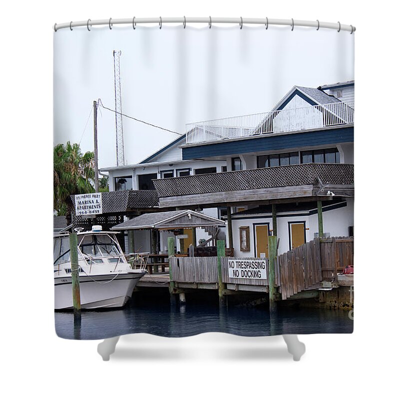 Florida Shower Curtain featuring the photograph Fort Pierce Inlet #1 by Megan Dirsa-DuBois
