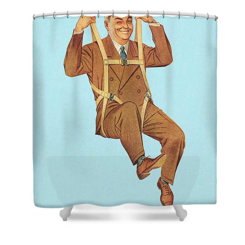 Skydiving Shower Curtains