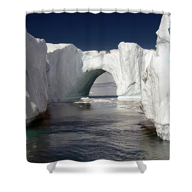 Scenics Shower Curtain featuring the photograph Ilulissat ,disko Bay #1 by Gabrielle Therin-weise