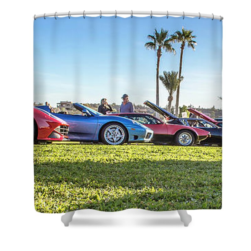 Italian Shower Curtain featuring the photograph Italian choices #1 by Darrell Foster