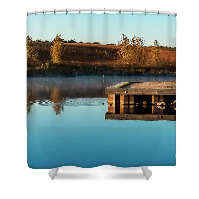 Reflections Shower Curtain featuring the photograph Lake Reflections #1 by Sandra J's