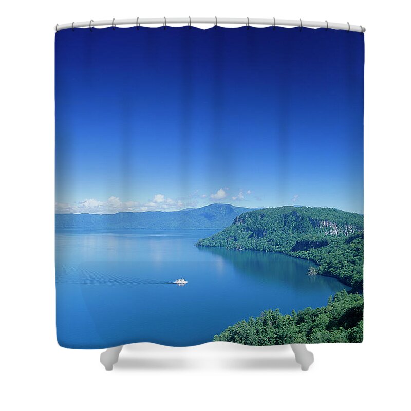 Scenics Shower Curtain featuring the photograph Lake Towada, Towada, Aomori, Japan #1 by Mixa