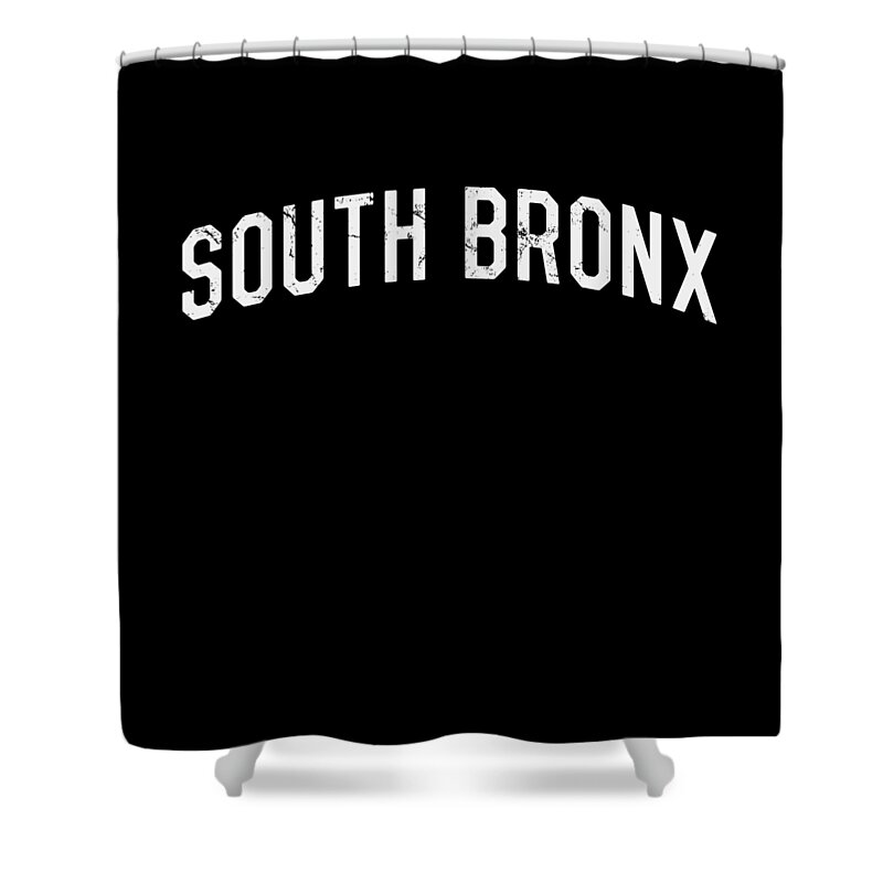 Cool Shower Curtain featuring the digital art South Bronx #1 by Flippin Sweet Gear
