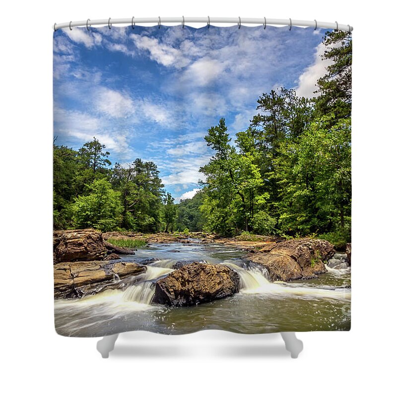 Sweetwater-creek Shower Curtain featuring the photograph Sweetwater Creek #2 by Bernd Laeschke