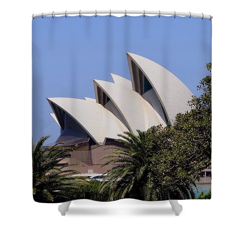 Sydney Shower Curtain featuring the photograph Sydney Opera House #1 by Sarah Lilja