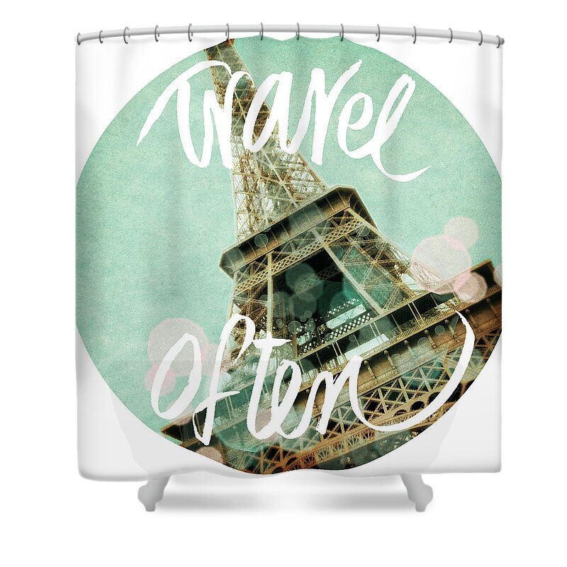 Travel Shower Curtain featuring the photograph Travel Often #1 by Emily Navas