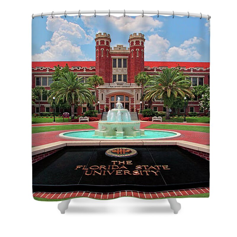 Florida State University Westcott Building Shower Curtain featuring the photograph Westcott by John Douglas