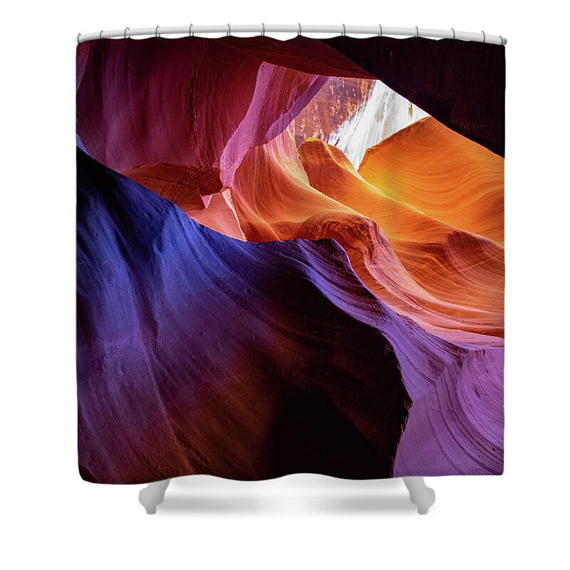 Artistic Shower Curtain featuring the photograph The Earth's Body 11 by Mache Del Campo