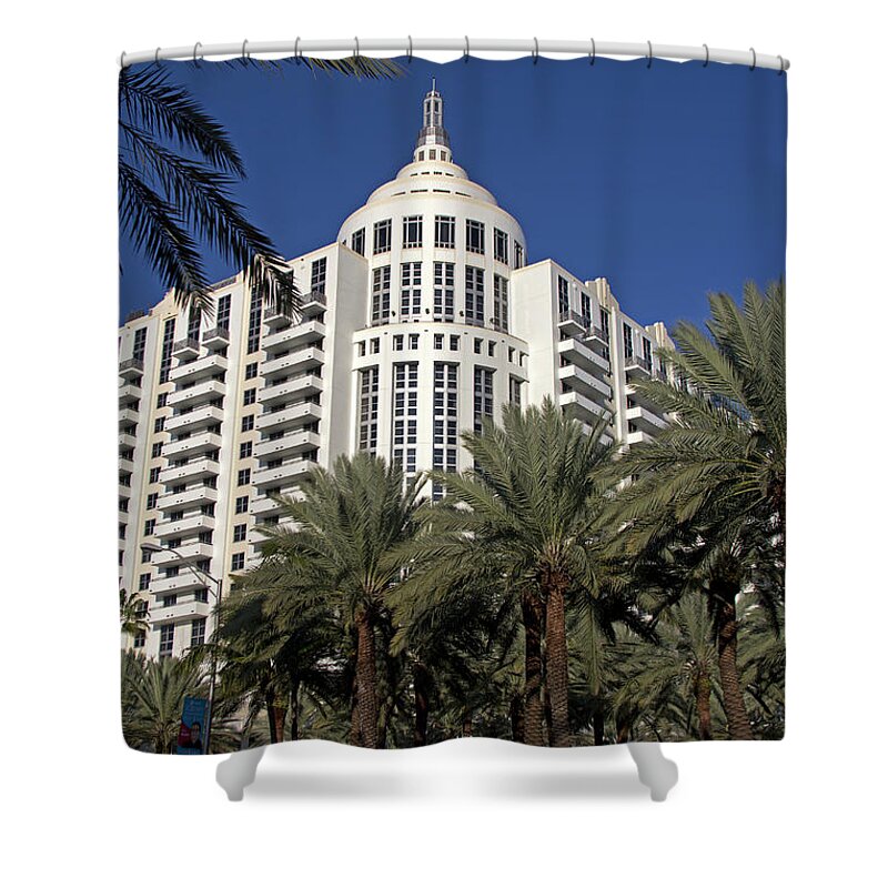 Art Deco Shower Curtain featuring the photograph Art Deco - South Beach - Miami Beach #14 by Richard Krebs