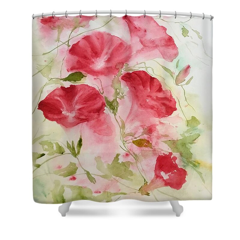1392019 Shower Curtain featuring the painting 1392019 by Han in Huang wong