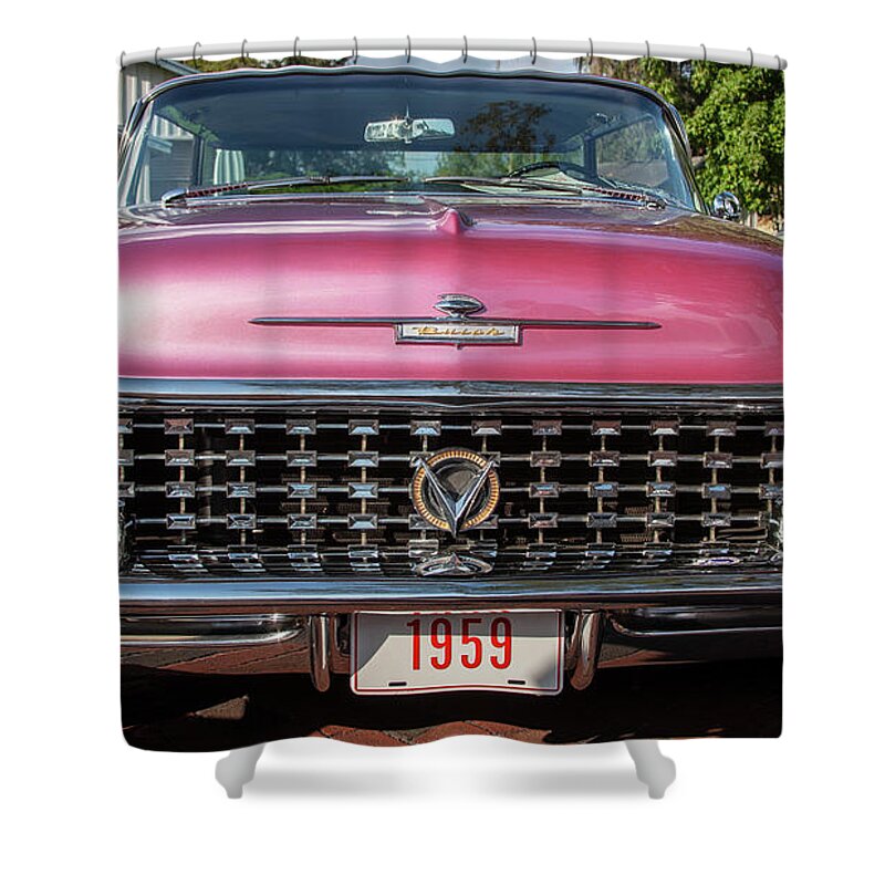 1959 Buick Shower Curtain featuring the photograph 1959 Buick Electra 225 x021 by Rich Franco