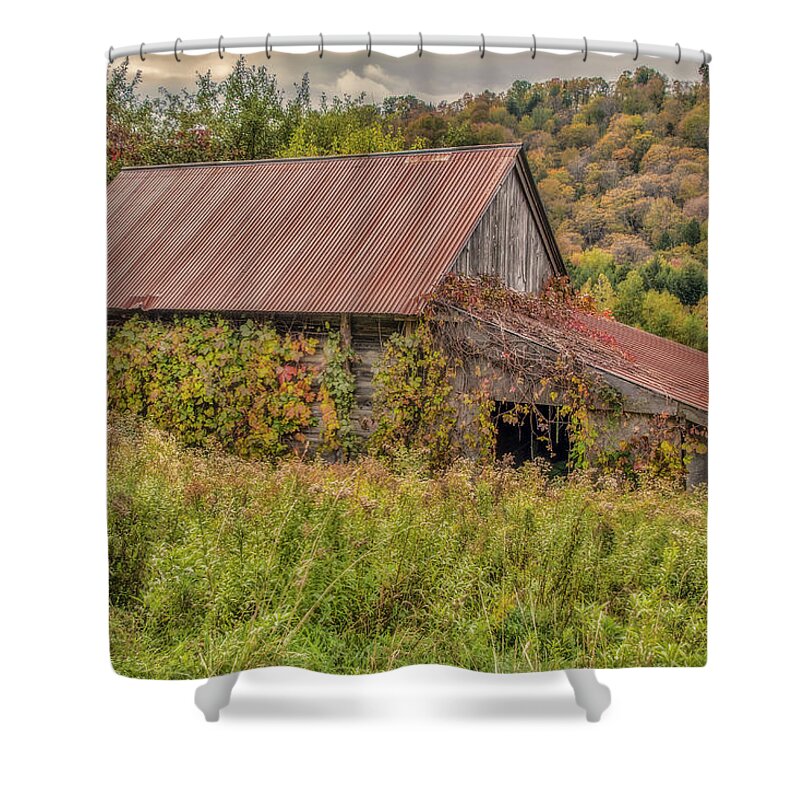 Building Shower Curtain featuring the photograph Forgotten #2 by Cathy Kovarik