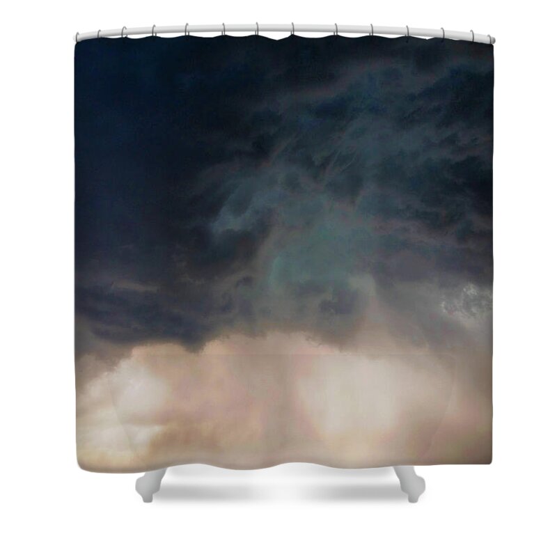 Kansas Shower Curtain featuring the photograph Kansas Rain #2 by Ally White