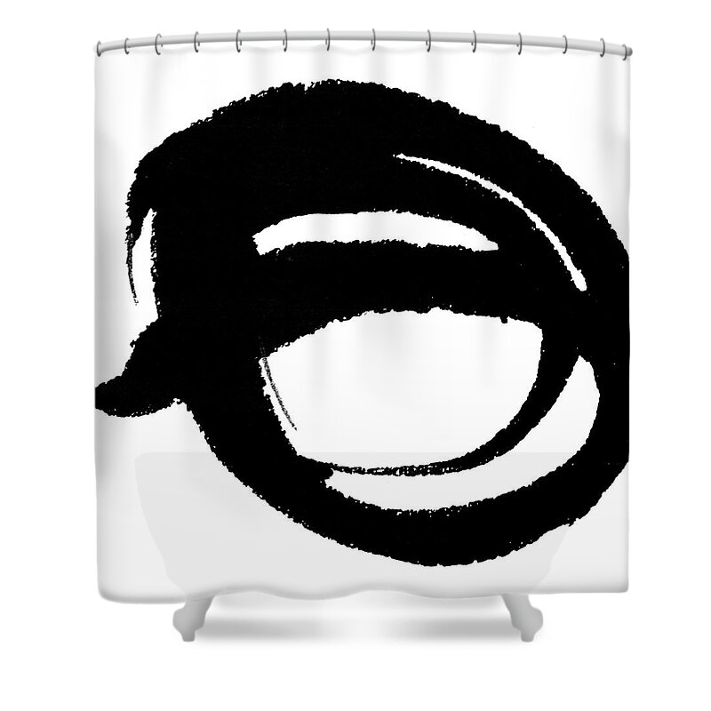 Abstract Shower Curtain featuring the painting Kinetic II by Ethan Harper