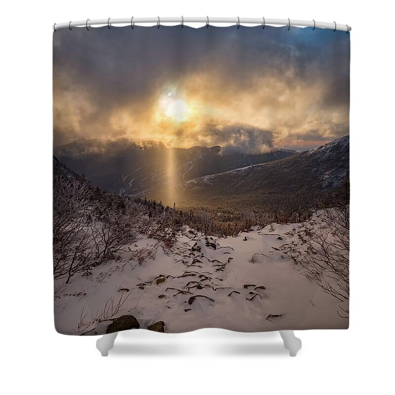 Hojo's Shower Curtain featuring the photograph Let There Be Light by Jeff Sinon