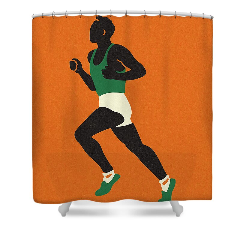 Marathon Shower Curtains
