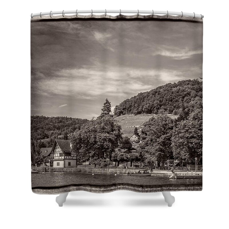 Stein-am-rhein Shower Curtain featuring the photograph Stein am Rhein #1 by Bernd Laeschke
