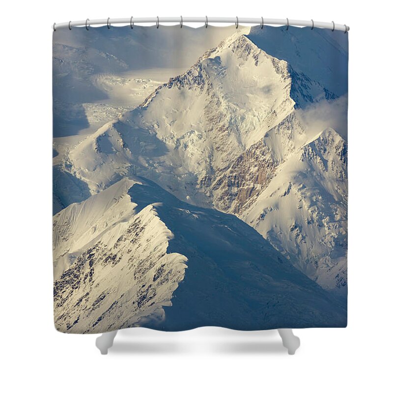 Scenics Shower Curtain featuring the photograph Usa, Alaska, Denali National Park, Mt #2 by Eastcott Momatiuk
