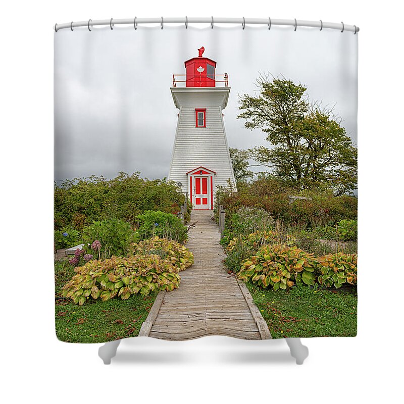 Victoria By The Sea Shower Curtain featuring the photograph Victoria by the Sea, PEI #2 by Bob Doucette