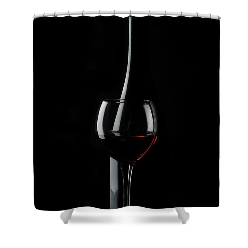 Wine Shower Curtain featuring the photograph Wine #2 by Jelena Jovanovic