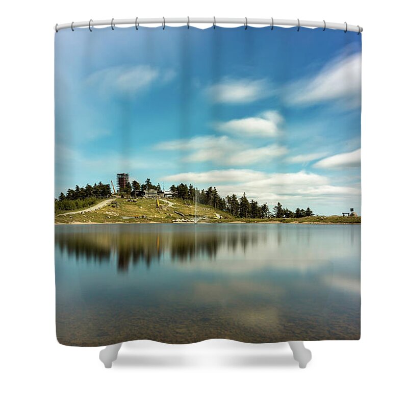 Photography Shower Curtain featuring the photograph Wurmberg, Harz #2 by Andreas Levi