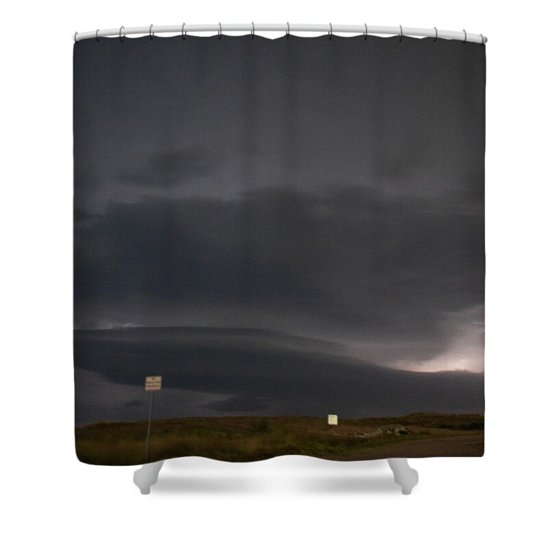 Nebraskasc Shower Curtain featuring the photograph 2nd Supercell a Cometh 004 by Dale Kaminski