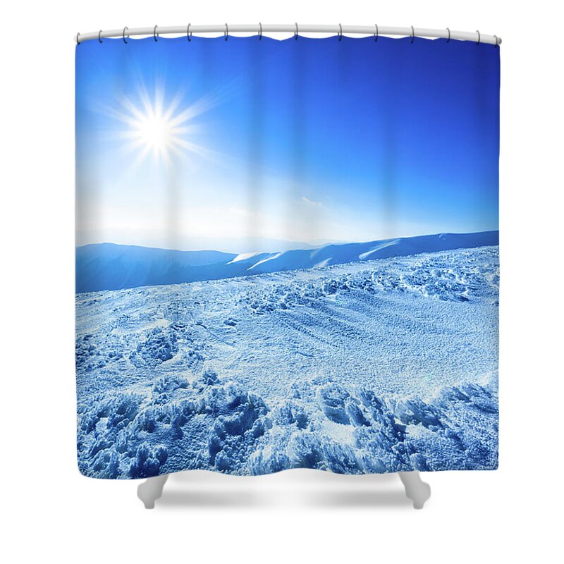 Cool Attitude Shower Curtain featuring the photograph Polar Sunshine #3 by Yourapechkin