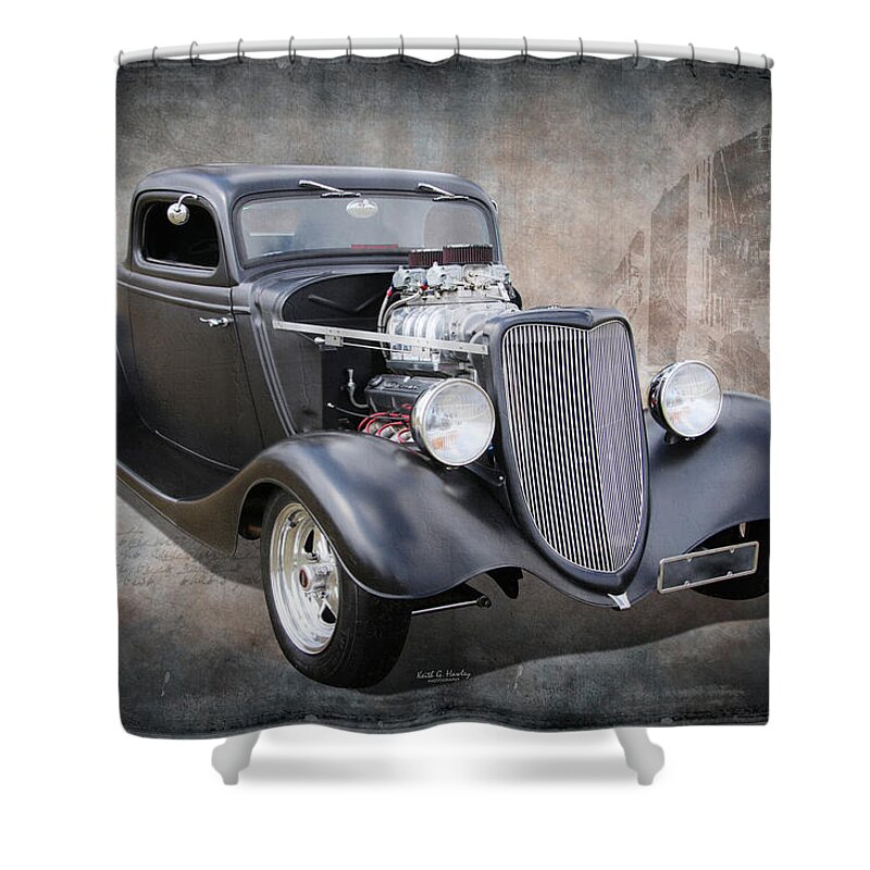 Car Shower Curtain featuring the photograph 3 Window 34 by Keith Hawley