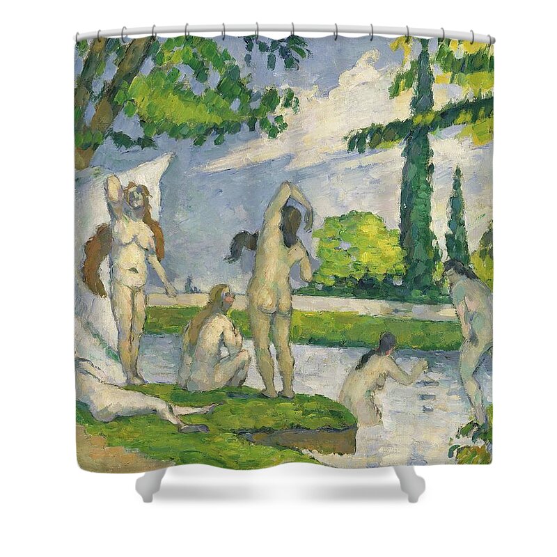 Outdoor Nudes Shower Curtains
