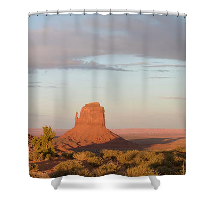 Tranquility Shower Curtain featuring the photograph Monument Valley Arizona #4 by Russell Burden