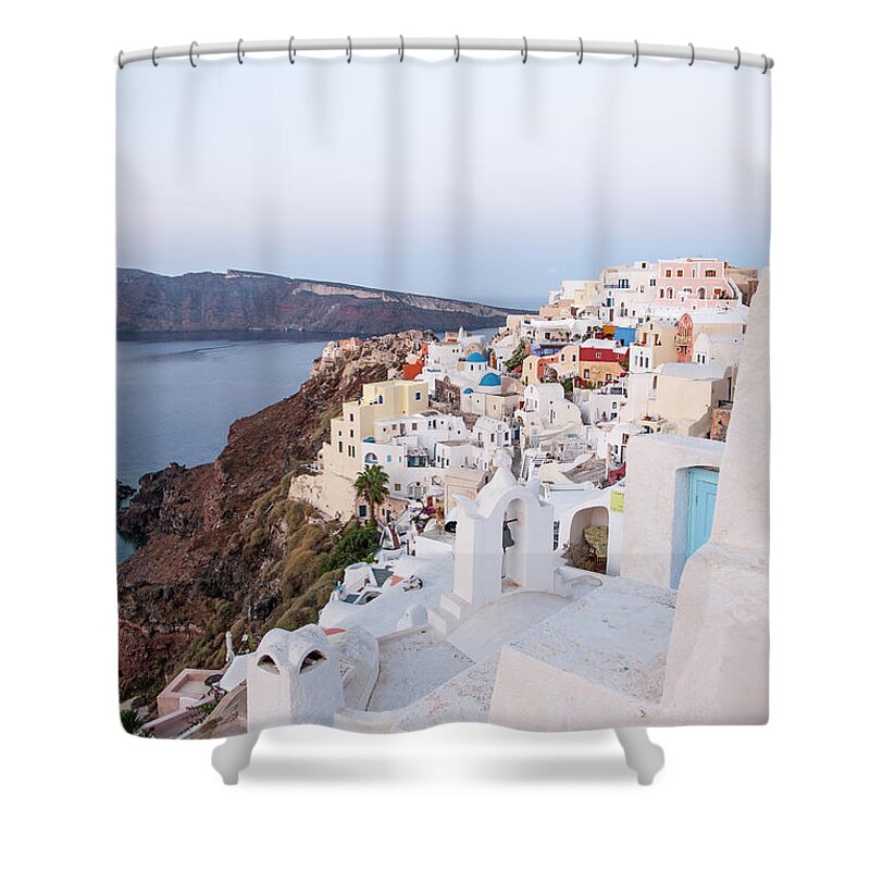 Tranquility Shower Curtain featuring the photograph Santorini, Greece #4 by Neil Emmerson