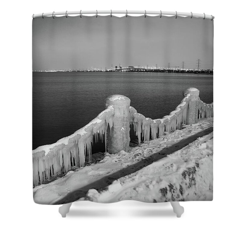Frozen Path Shower Curtain featuring the photograph Winter Wonderland #4 by Nick Mares