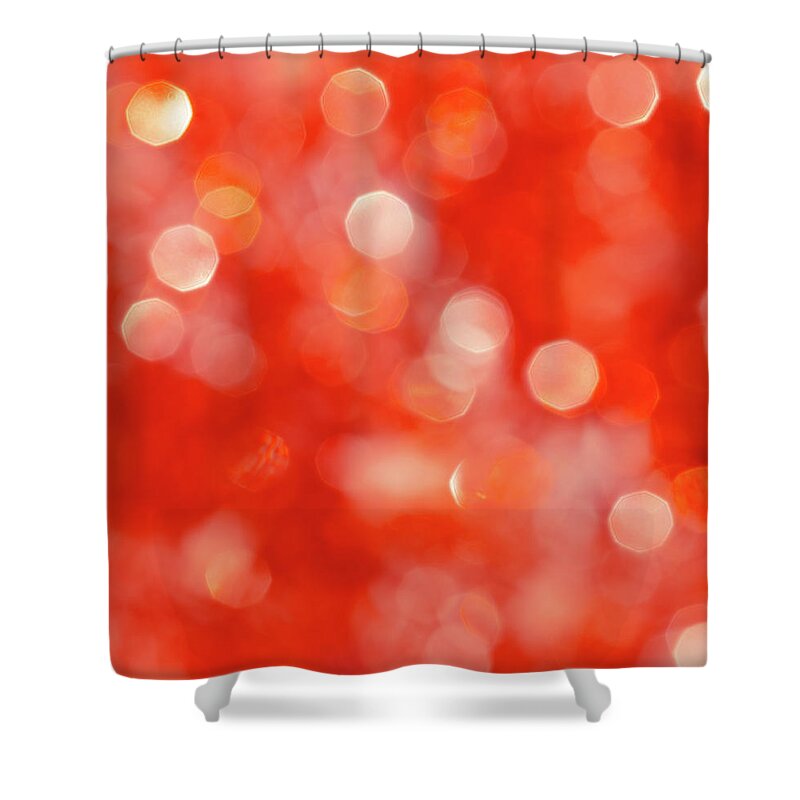Particle Shower Curtain featuring the photograph Defocused Lights #6 by Jasmina007