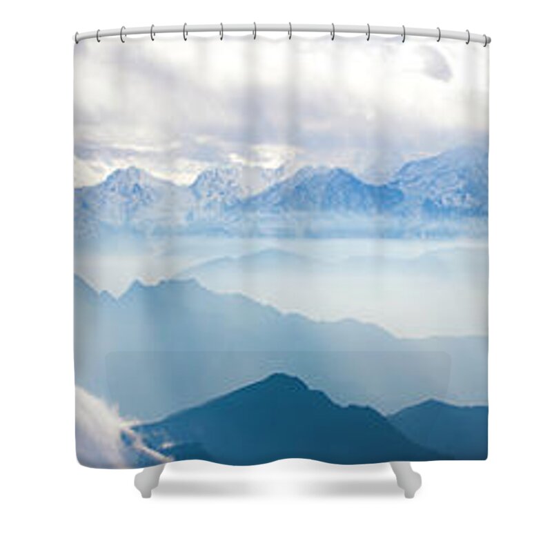 Chinese Culture Shower Curtain featuring the photograph Landscapes In China #6 by 4x-image