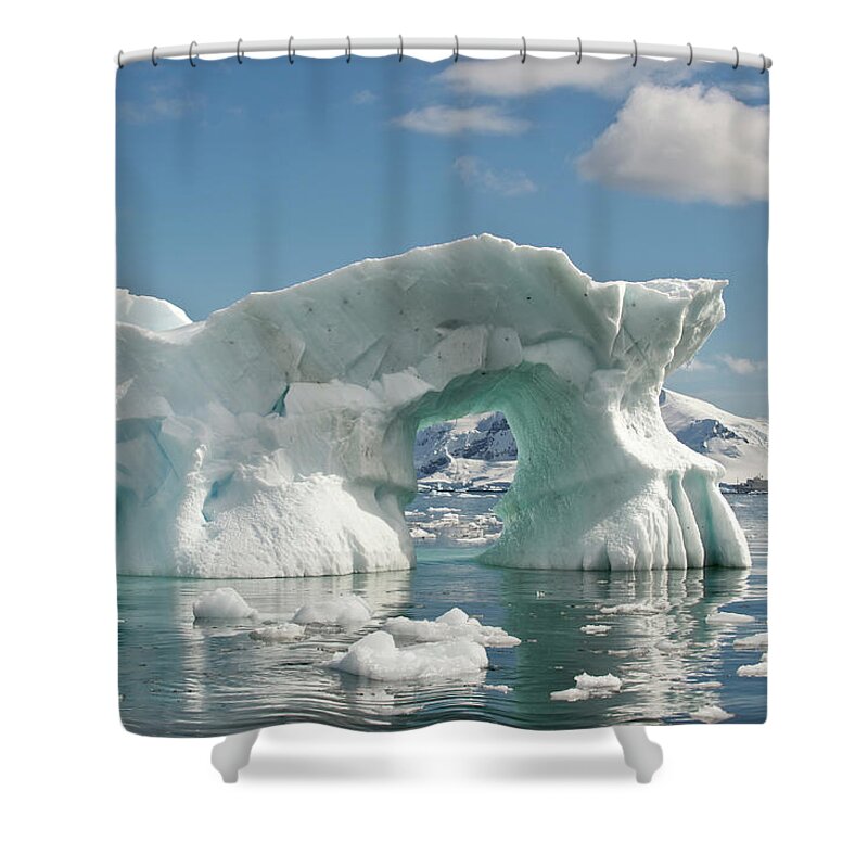 Tranquility Shower Curtain featuring the photograph Antarctic Peninsula, Antarctica #7 by Enrique R. Aguirre Aves