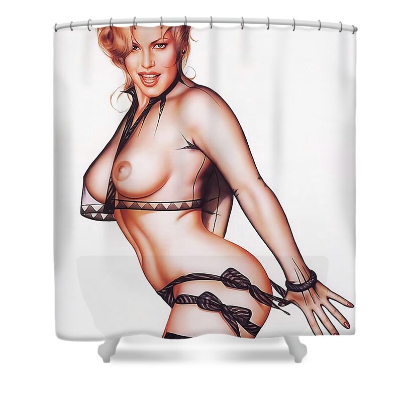 800px x 800px - Sexy Boobs Girl Pussy Topless erotica Butt Erotic Ass Teen tits cute model  pinup porn net sex strip Shower Curtain by Deadly Swag - Fine Art America