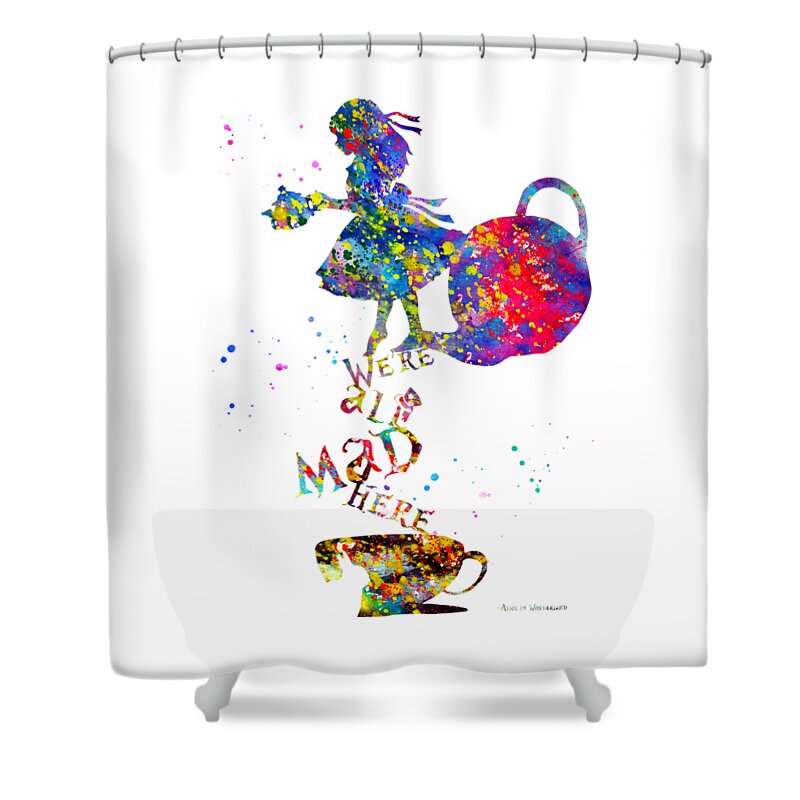 Alice In Wonderland Shower Curtain featuring the photograph Alice in Wonderland #9 by Erzebet S